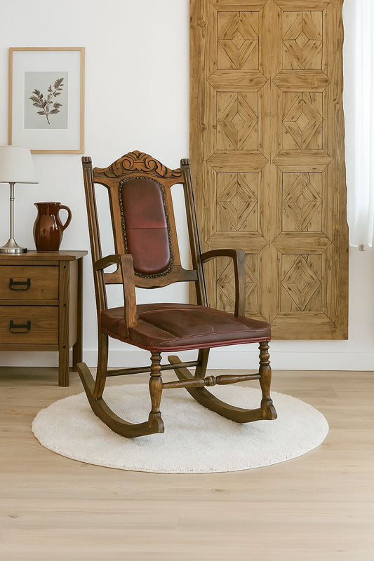 Antique Wooden Armchair
